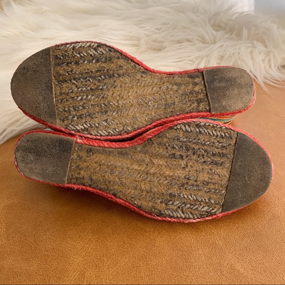 Palomitas Boho Rainbow Stripe Espadrille Sandals - Picture 7 of 9